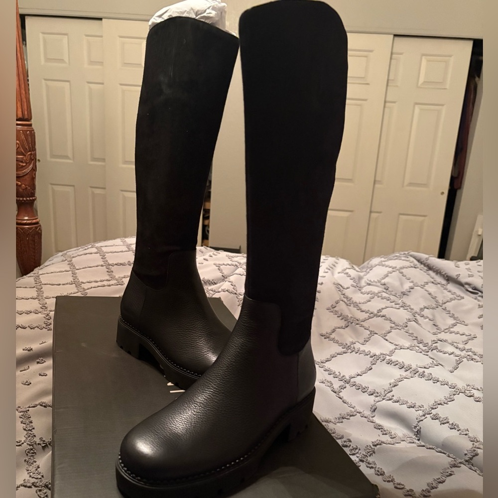 Vionic Black Over the Knee Boots